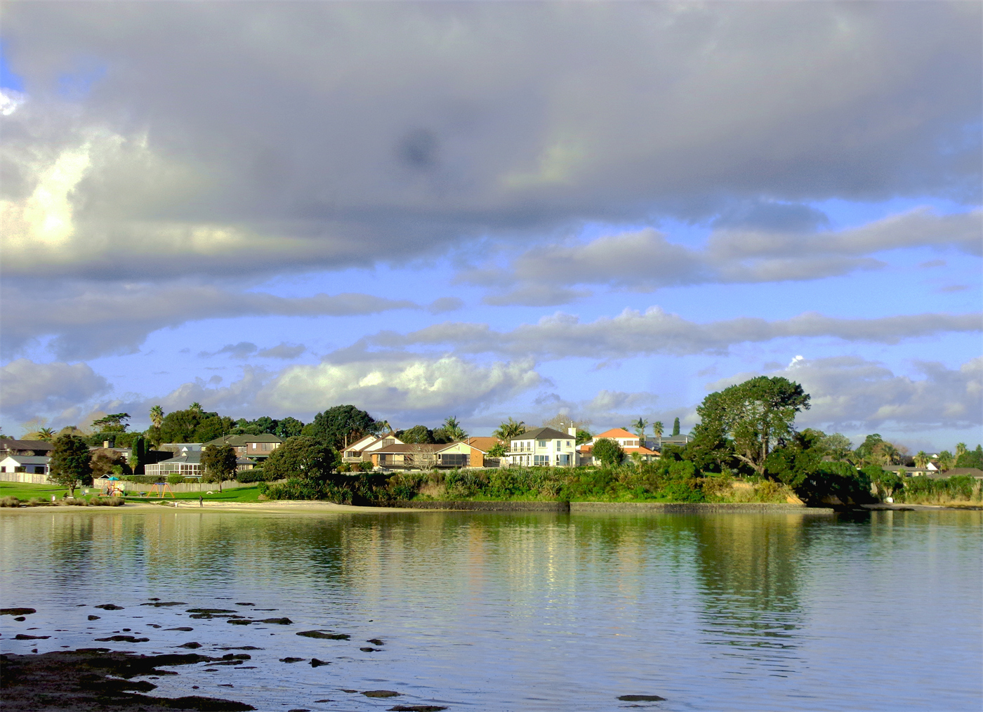 奥克兰海湾小镇风景_0